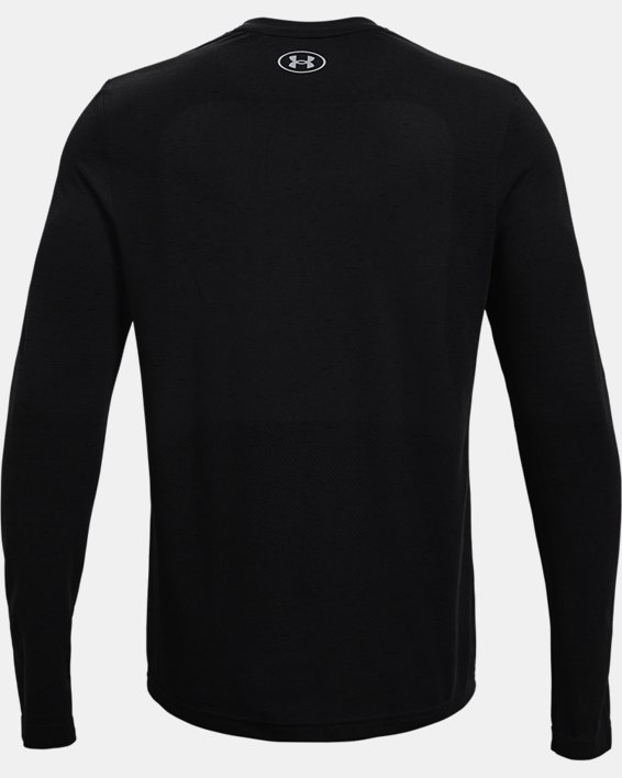 Men's UA Seamless Long Sleeve, Black, pdpMainDesktop image number 5